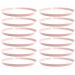 12 Bandejas Redondas 34cm Rosa Buffet Festa Doce Salgado Crippa Bubble