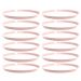 12 Bandejas Redondas 34cm Servir Bubble Bar Restaurante Crippa