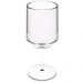 12 Taças para Vinho Água Drinks 250ml Crippa Plástico Resistente Transparente 