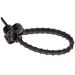 144 Lacres Reutilizáveis Cinta Plástica 17cm Formato Borboleta Preto Crippa