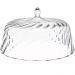 2 Porta Bolos Boleira com Cúpula e Pé 34cm Transparente Torta Doces Crippa Glassy
