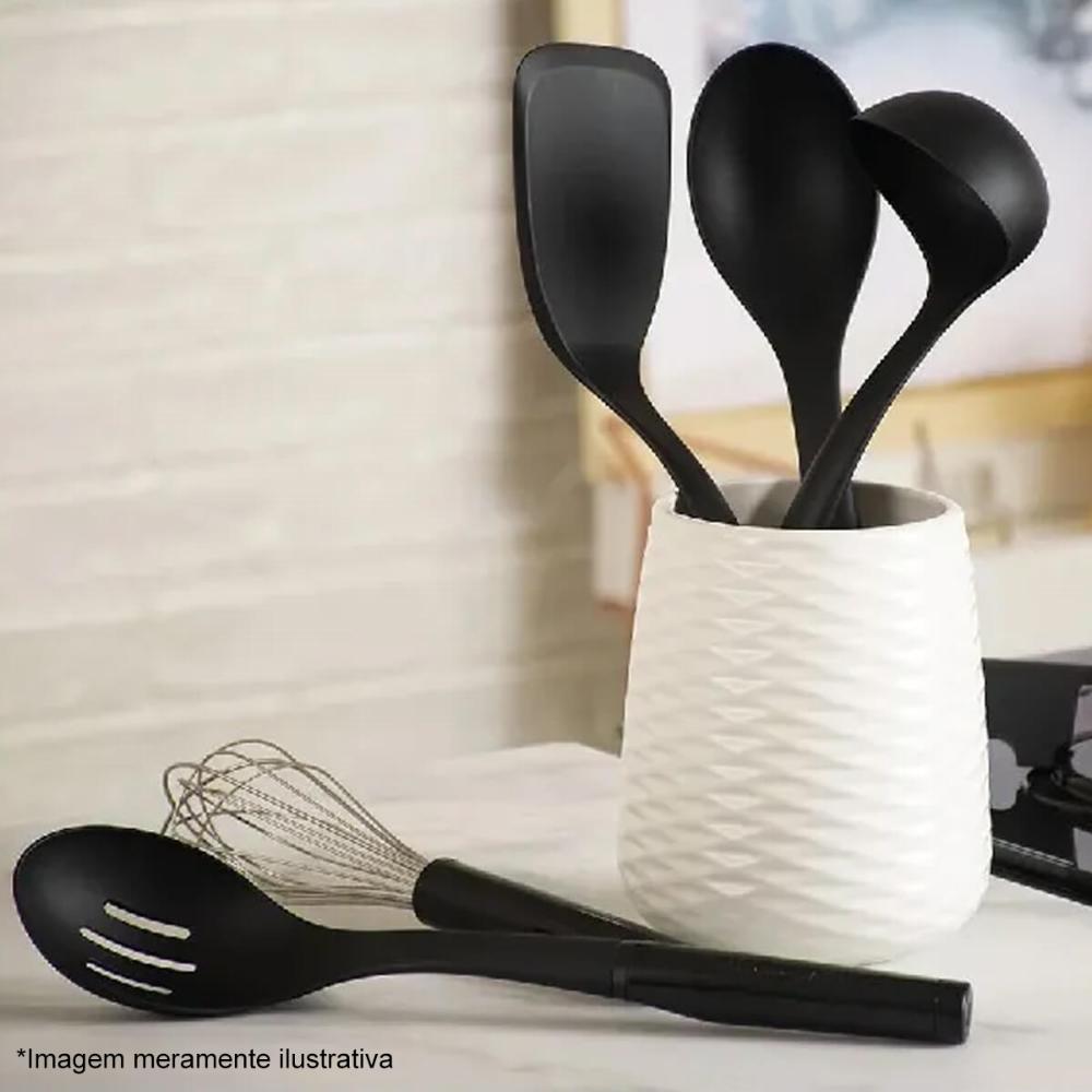 24 Conchas 32cm de Nylon para Restaurante Servir Feijão Sopa Kitch Crippa
