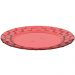 24 Pratos Vermelho 19cm Bandeja para Servir Mesa Posta Porções Aperitivos Crippa