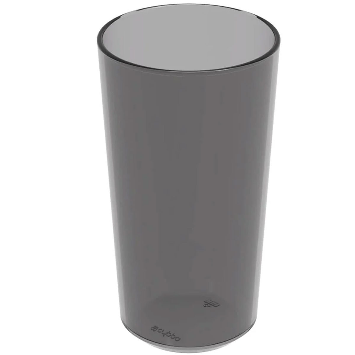 48 Copos Alto Crippa 500ml Plástico Fumê Escolar Refeitório Lanche Restaurante
