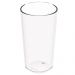 48 Copos Altos 500ml Plástico Transparente Escolar Refeitório Lanche Restaurante Crippa