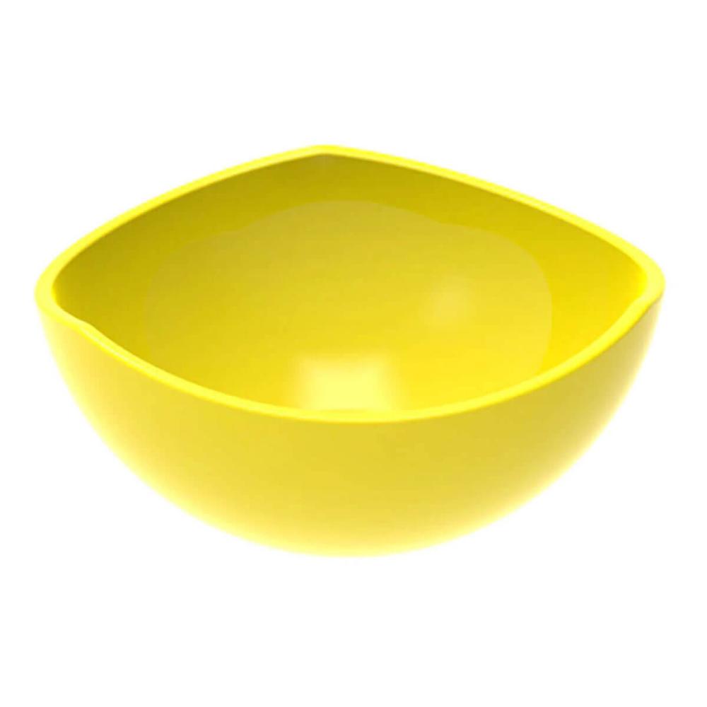 48 Potes de Sobremesa Doces Amarelo Plástico 265ml  Hotel Restaurante Buffet Trio Crippa