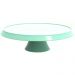 8 Bases Porta Bolos Verde Menta 30cm com Pé Bubble Crippa Suporte Tortas Doces Docerias Confeitaria