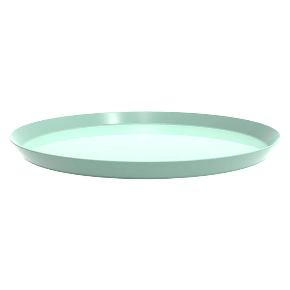 Bandeja Redonda 34cm Verde Menta Servir Bubble Crippa Restaurante Bar