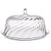 Boleira Porta Bolo com Cúpula 30cm Transparente Glassy Crippa Doces Petiscos