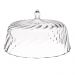 Boleira Porta Bolo com Cúpula e Pé 25cm Transparente Glassy Crippa Doces Petiscos