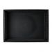 Cesto Organizador Preto Crippa Retangular Grande Brinquedos Closet Banheiro Lavanderia