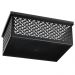 Cesto Organizador Preto Crippa Retangular Grande Brinquedos Closet Banheiro Lavanderia