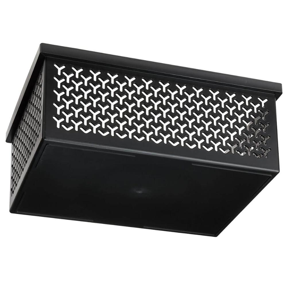 Cesto Organizador Preto Crippa Retangular Grande Brinquedos Closet Banheiro Lavanderia