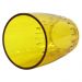 Conjunto 6 Copos Crippa 300ml Plástico Amarelo Água Suco Refrigerante Escolar Lanche