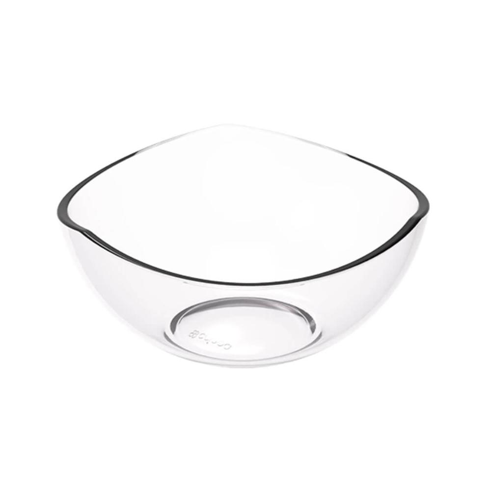 Conjunto 6 Potes de Sobremesa 265ml Trio Crippa Plástico Transparente Tigelas Pote para Doces