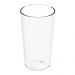 Copo Alto Crippa 500ml Plástico Transparente Escolar Refeitório Lanche Restaurante
