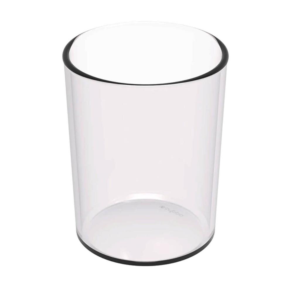 Copo Crippa 400ml Transparente Plástico Suco Água Escolar Restaurante