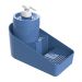 Dispenser Porta Detergente com Suporte para Sabão e Esponja Azul Flat Crippa Pia Cozinha