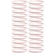 Kit 24 Bandejas Redonda 34cm Servir Rosa Himalaia Bubble Crippa Bar Restaurante 
