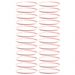 Kit 24 Bandejas Redonda Rosa Himalaia 28cm Servir Bar Restaurante Bubble Crippa