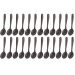Kit 24 Conchas Nylon 32cm Cinza Molho Sopa Feijão Cozinha Kitch Crippa Tornado