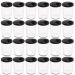 Kit 24 Farinheiras Porta Farofa Temperos 400ml Crippa Preto Restaurantes