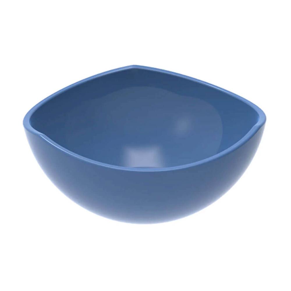 Kit 24 Potes de Sobremesa Doces Azul 265ml Restaurante Hotel Plástico Trio Crippa