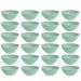 Kit 24 Tigelas Redondas 2,3L Travessa Verde Menta Servir Salada Sobremesa Crippa