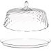 Kit 4 Porta Bolo com Cúpula 30cm Transparente Boleira Glassy Crippa Doces Sobremesas