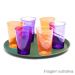 Kit 48 Bandejas Redondas 34cm Verde Menta Buffet Crippa Bubble Eventos