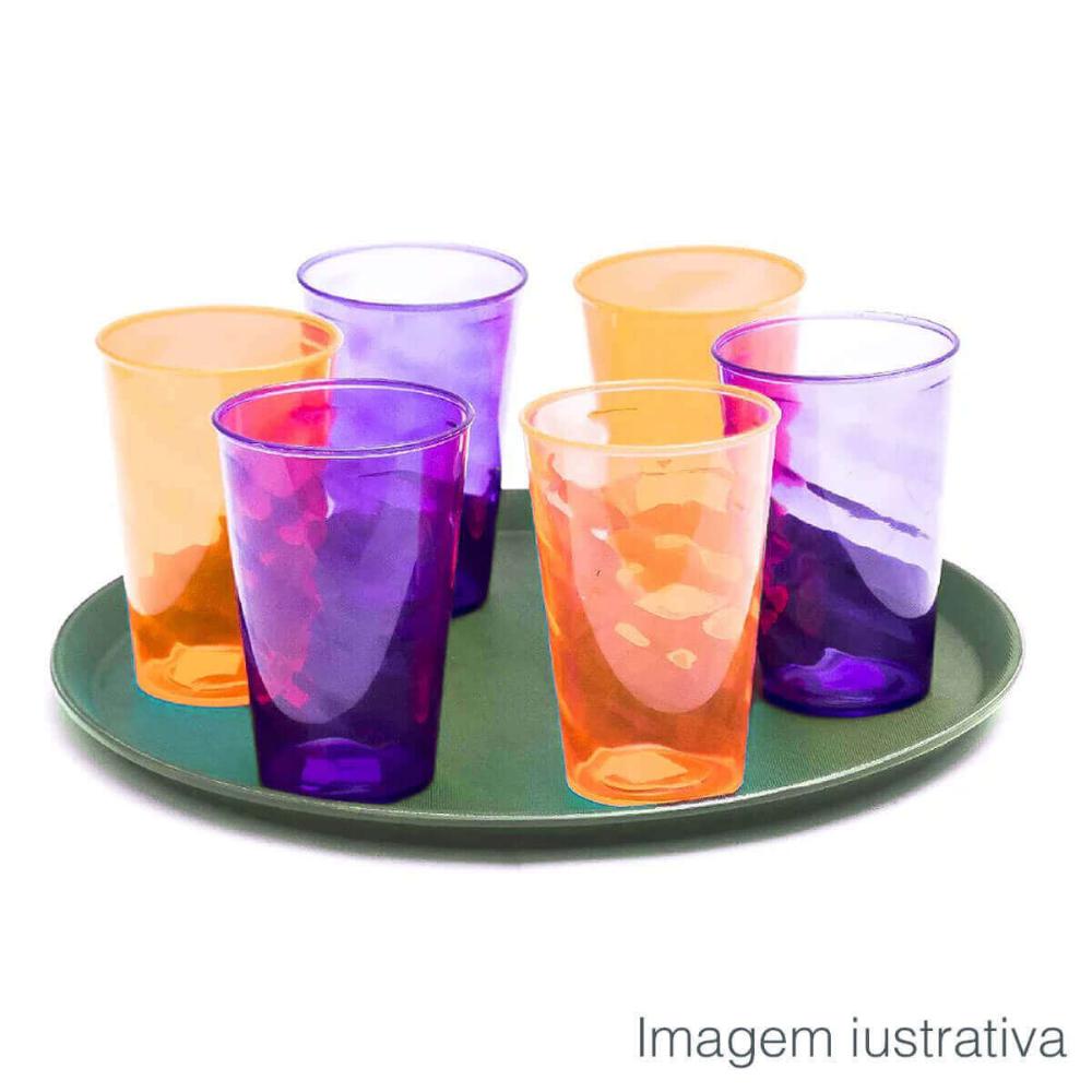 Kit 48 Bandejas Redondas 34cm Verde Menta Buffet Crippa Bubble Eventos