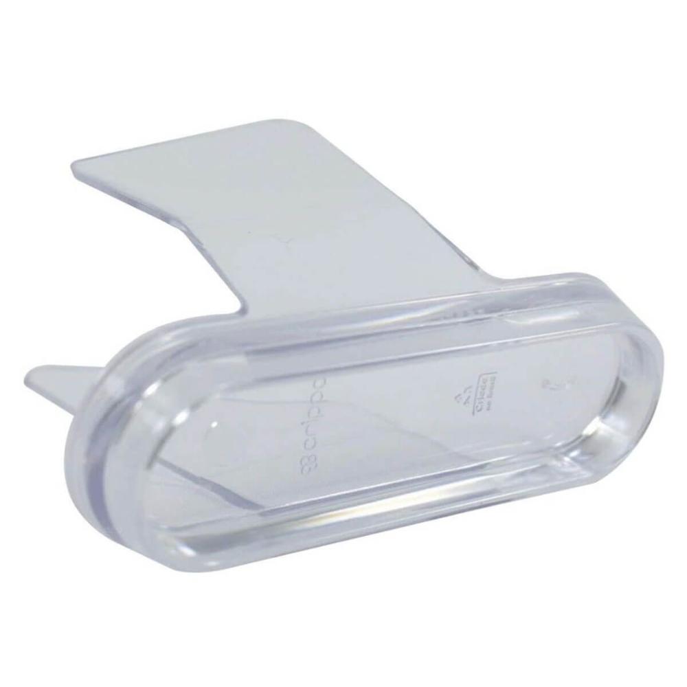 Kit 48 Porta Guardanapos Transparente de Mesa Plástico Crippa Restaurante Cafeteria
