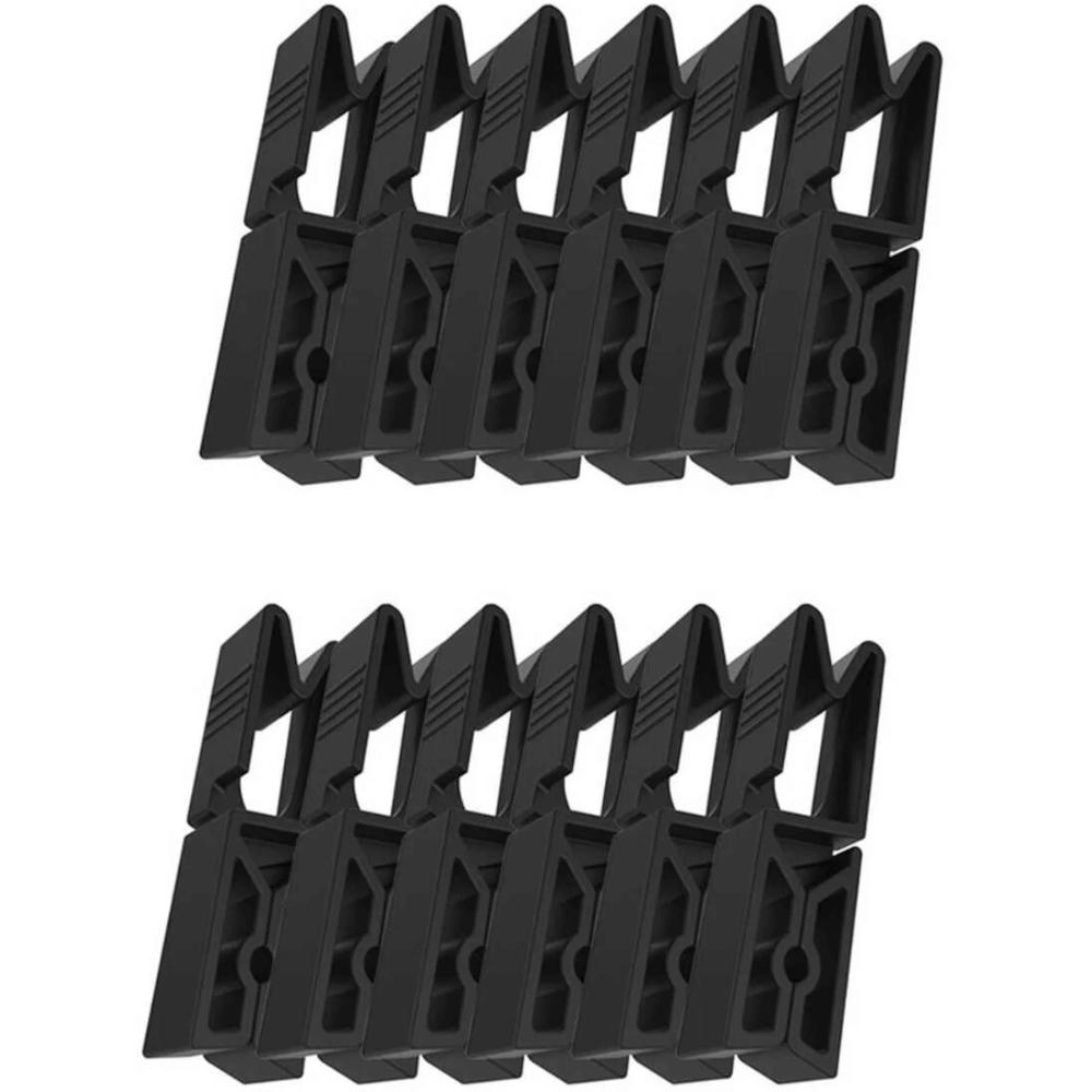 Kit 72 Prendedores de Roupas Preto Original Crippa Grampo Pr
