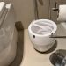 Lixeira Basculante 9 Litros e Porta Detergente Líquido Branco Crippa 500ml Smart