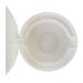 Lixeira Redonda Crippa Pequena Cozinha Pia Com Aro Interno 2,5L Branco