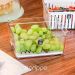 Organizador de Geladeira com Grade 2,3L Transparente Pequeno Frutas Legumes Crippa