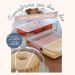 Organizador de Geladeira com Grade 2,8L Transparente Médio Frutas Legumes Crippa