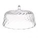 Porta Bolo Torta 25cm Transparente Glassy com Cúpula Crippa Boleira Doces Petiscos