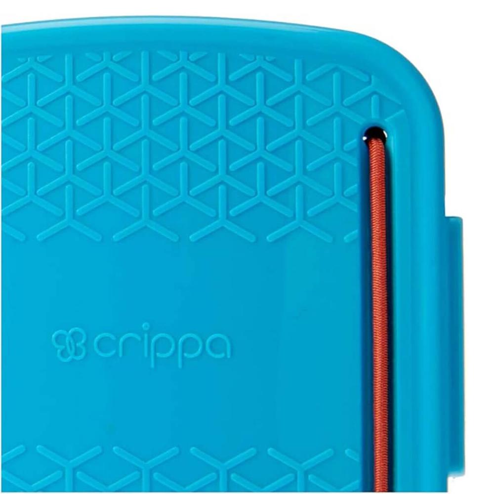 Porta Cotonetes Portátil Para Viagem Acessórios com Elástico Interno Azul Crippa
