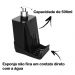 Porta Detergente Preto com Suporte para Esponja Smart S Crippa Dispenser para Pia Cozinha