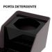 Porta Detergente com Suporte para Sabão e Esponja Preto Smart S Crippa Cozinha