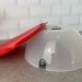 Pote com Tampa 2,3L Redondo Crippa Transparente e Vermelho Bacia Alimentos Frutas