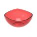 Pote de Sobremesa 265ml Avulso Trio Crippa Plástico Vermelho Tigela Pote para Doces
