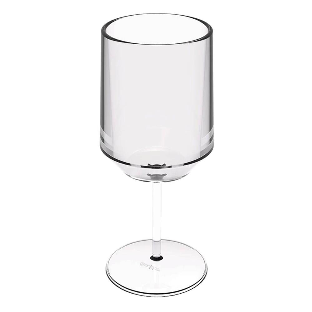 Taça para Vinho Água Drinks Crippa Plástico Resistente Transparente