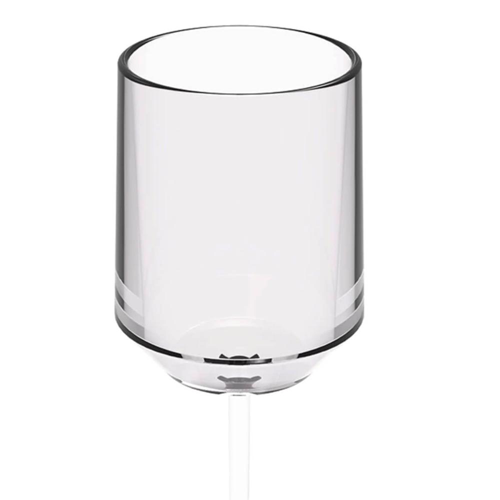 Taça para Vinho Água Drinks Crippa Plástico Resistente Transparente