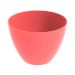 Tigela Redonda Rosa Goiaba Grande 6,2L Crippa Travessa Servir Salada Frutas Pratos Quentes