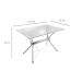 Conjunto de Mesa de Cozinha com 6 Cadeiras Bianca Preto e Cromado