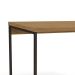 Mesa de Escritório Clécio Industrial Freijó e Preta 118 cm