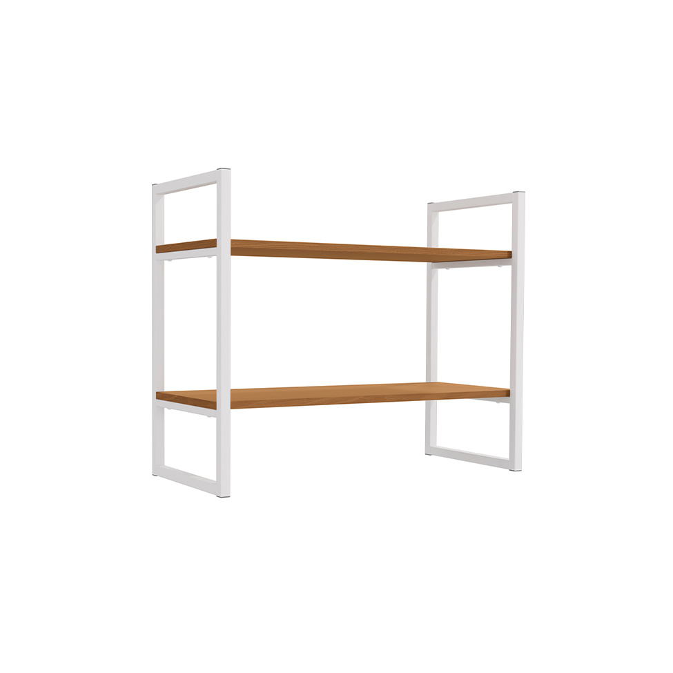 Nicho Retangular Goya Canela e Branca