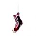 Bota Natalina Decoração Árvore de Natal 8Cm Vermelho 3 Peças